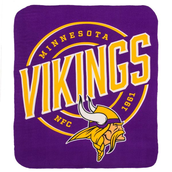 Minnesota Vikings 50  x 60  Campaign Fleece Blanket Fashion