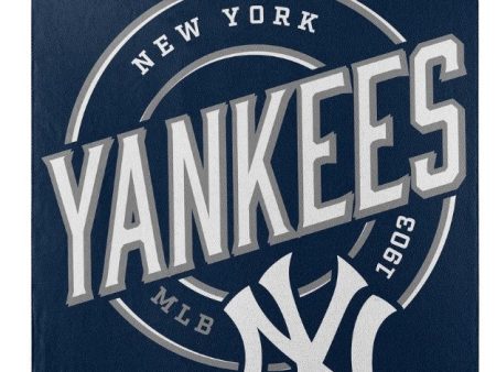 New York Yankees 50  x 60  Campaign Fleece Blanket Online now