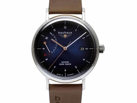 Bauhaus 21603 Men s Classic Automatic Power Reserve Wristwatch on Sale