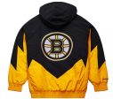 Boston Bruins Mitchell & Ness Retro Gold Windbreaker Jacket Online Hot Sale