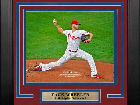 Zack Wheeler in Action Philadelphia Phillies 8  x 10  Framed Baseball Photo Fashion