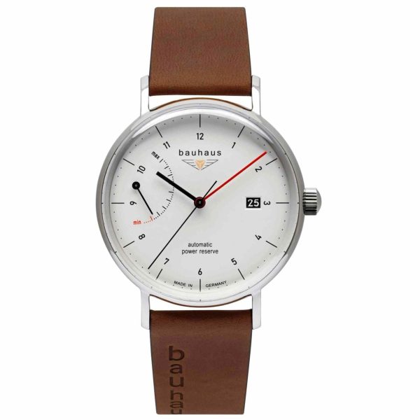 Bauhaus 21601 Men s Classic Automatic Power Reserve Wristwatch on Sale