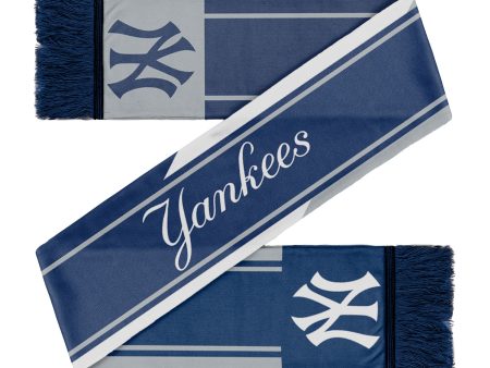 New York Yankees Colorwave Wordmark Scarf Online now