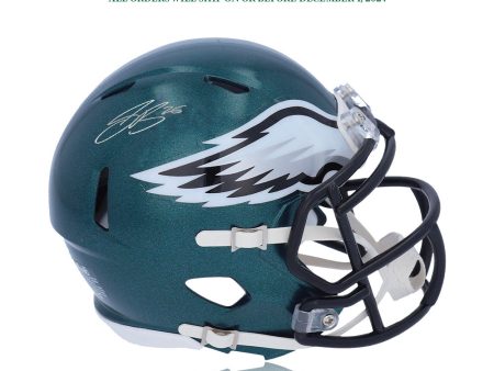 Saquon Barkley Autograph Philadelphia Eagles Full-Size Replica Helmet | Pre-Sale Opportunity Online Sale