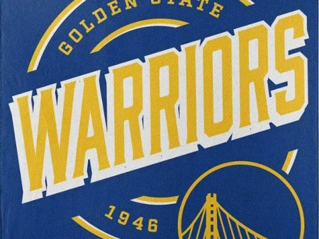 Golden State Warriors 50  x 60  Campaign Fleece Throw Blanket Online Hot Sale