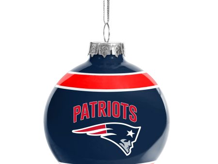 New England Patriots Holiday Ball Ornament Fashion