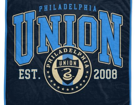 Philadelphia Union 50  x 60  Vintage Arch Block Blanket Online Sale