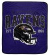 Baltimore Ravens 50  x 60  Vintage Arch Block Blanket For Cheap