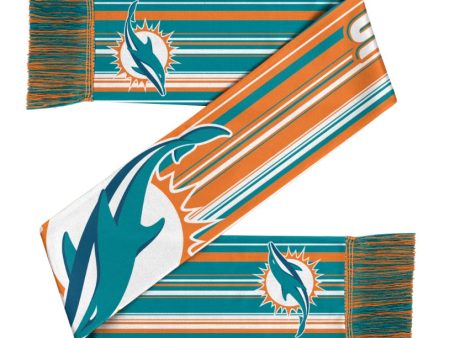 Miami Dolphins Hyper Stripe Big Logo Scarf Supply