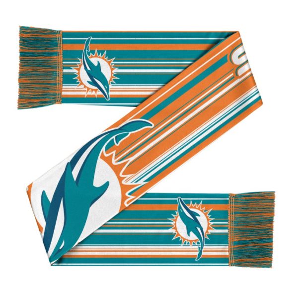 Miami Dolphins Hyper Stripe Big Logo Scarf Supply