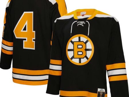 Bobby Orr Boston Bruins Mitchell & Ness Black 1971 72 Blue Line Player Jersey For Cheap