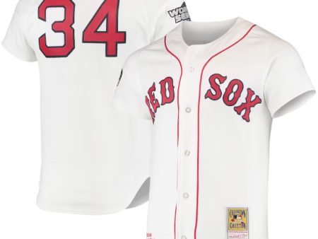 David Ortiz Boston Red Sox 2004 World Series Mitchell & Ness Home Authentic Jersey Online now