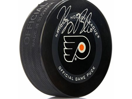 Bobby Brink Autographed Philadelphia Flyers 2021 Hockey Game Model Puck For Discount