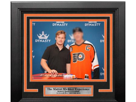 Matvei Michkov Experience Philadelphia Flyers Photo-Op Frame Kit Fashion