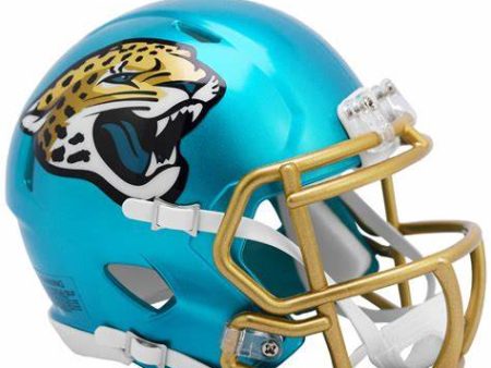 Jacksonville Jaguars NFL Riddell Speed Revolution Flash Mini-Helmet Hot on Sale