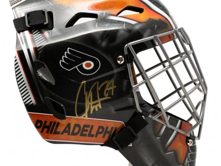 Carter Hart Philadelphia Flyers Autographed NHL Hockey Goalie Mini-Mask Cheap