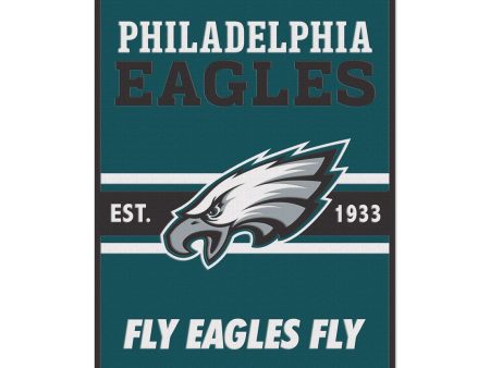 Philadelphia Eagles 24  x 38  Primary Wool Banner Supply