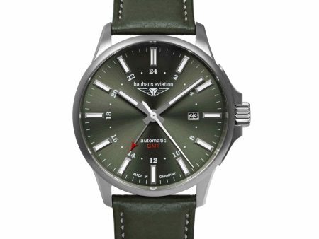 Bauhaus Aviation 28684 Men s GMT Automatic Wristwatch For Cheap