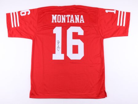 Joe Montana San Francisco 49ers Autographed Football Jersey For Cheap