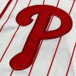 Philadelphia Phillies Pinstripe Logo Baseball Jersey Online