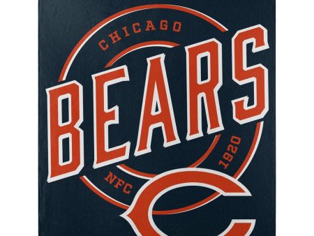 Chicago Bears 50  x 60  Campaign Fleece Blanket Supply