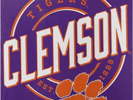 Clemson Tigers 50  x 60  Fleece Throw Blanket Cheap