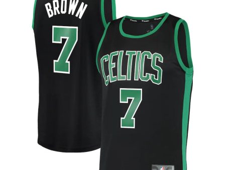 Jaylen Brown Boston Celtics Fanatics Branded Fast Break Replica Player Jersey - Statement Edition - Black Online