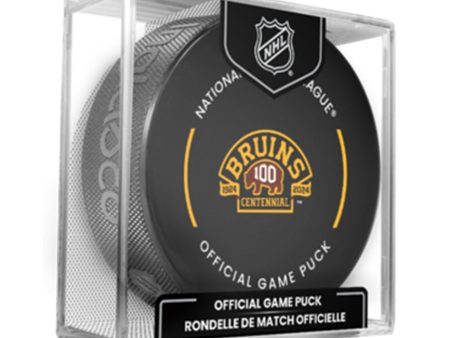 Boston Bruins 2023 100th Anniversary Centennial Game Puck Online