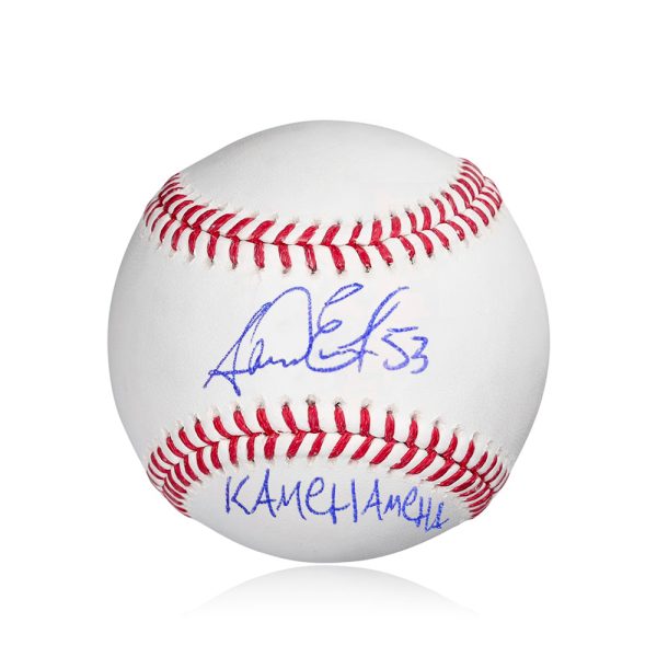 Carlos Estevez Philadelphia Phillies Autographed Baseball with Kamehameha Inscription Sale