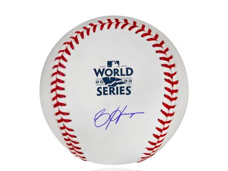 Bryce Harper Autographed Philadelphia Phillies 2022 World Series Baseball For Sale