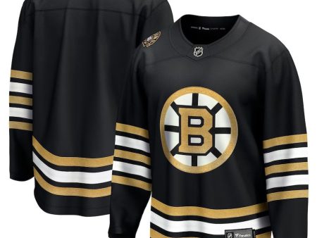 Boston Bruins 100th Anniversary Premier Breakaway Jersey - Black on Sale