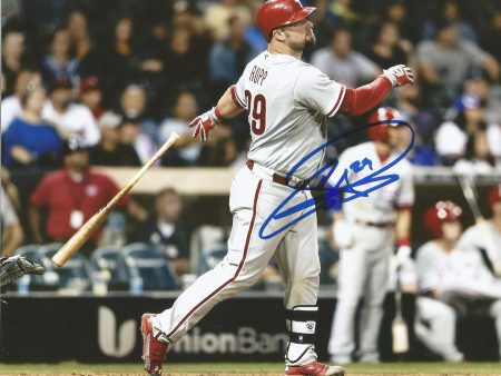 Cameron Rupp Swing Autographed Philadelphia Phillies Baseball Photo Online Sale