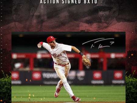 Trea Turner Philadelphia Phillies Autographed Action Photo | Pre-Sale Opportunity Sale