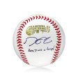 Dustin Pedroia Boston Red Sox Autographed 2007 World Series Baseball Inscribed World Series Champs Cheap