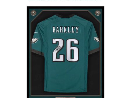 Saquon Barkley Autograph Philadelphia Eagles Framed Nike Jersey | Pre-Sale Opportunity Online now