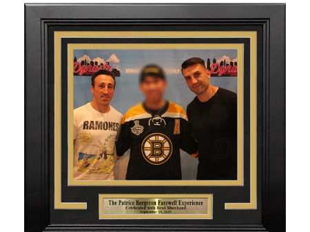 Patrice Bergeron & Brad Marchand Boston Bruins Photo-Op Frame Kit Discount