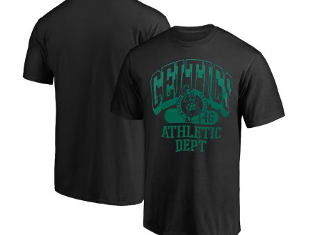 Boston Celtics Youth Black Logo Athletic Department T-Shirt Online