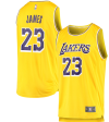 LeBron James Los Angeles Lakers Fast Break Replica Youth Jersey Gold - Icon Edition Online now